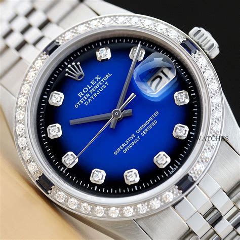 rolex sapphire face